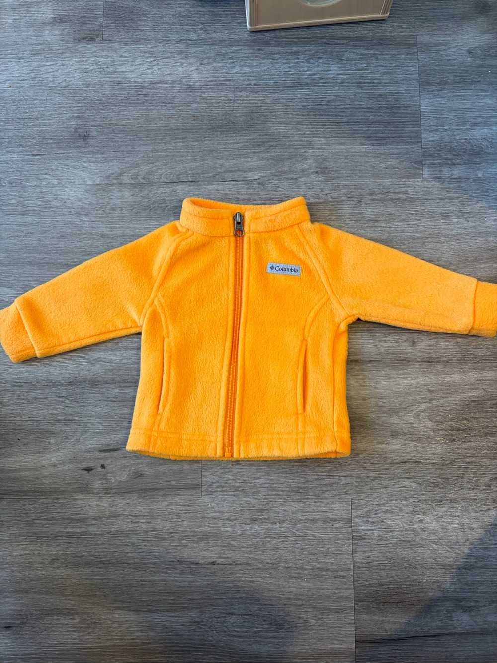 Columbia Orange baby sweater 3-6 months
